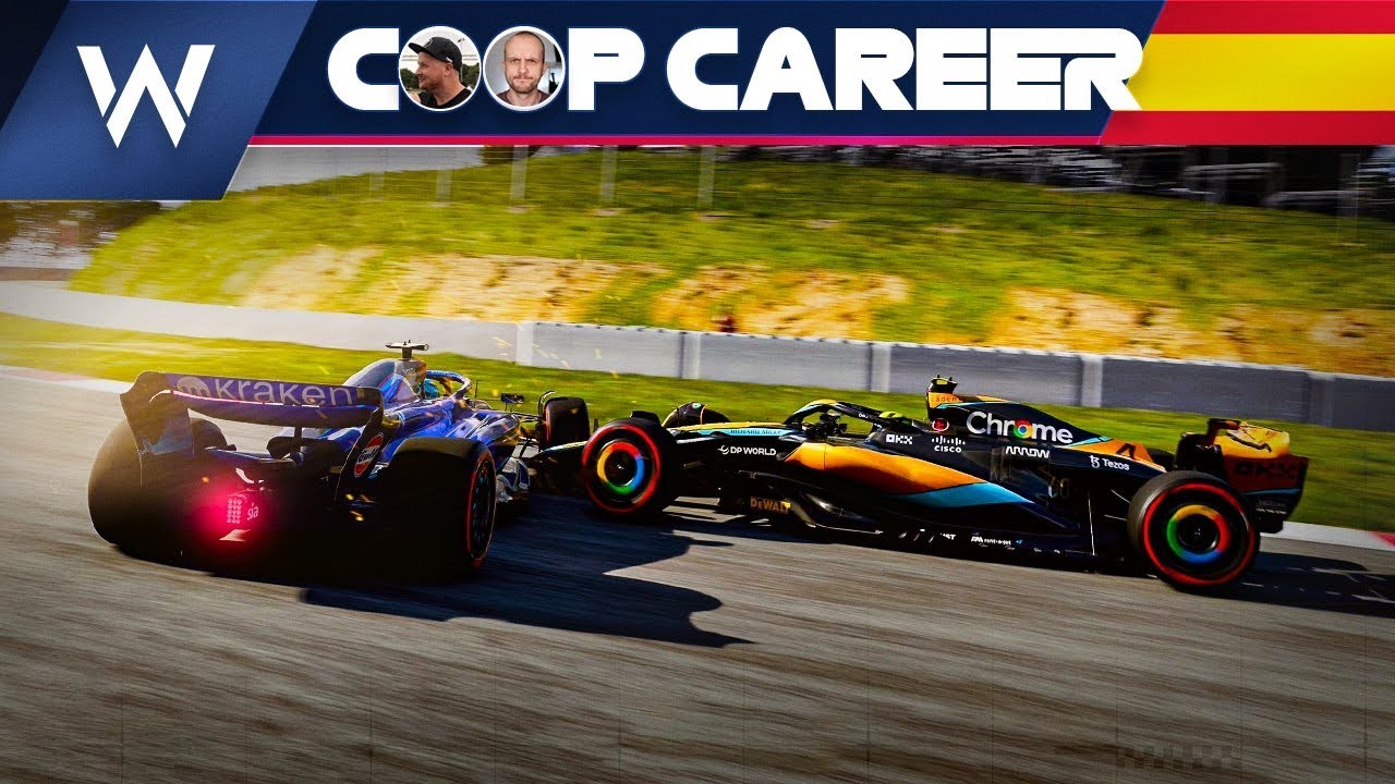 I am now Bald - F1 23 Co-Op Career Spanish GP