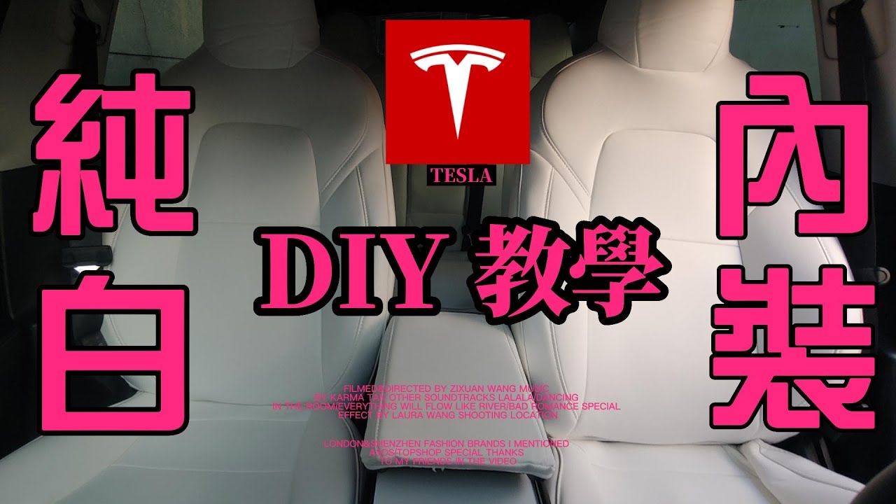 特斯拉 白內裝 DIY教學全紀錄 看完立馬省三萬?? 掏寶貨品質完全不行??