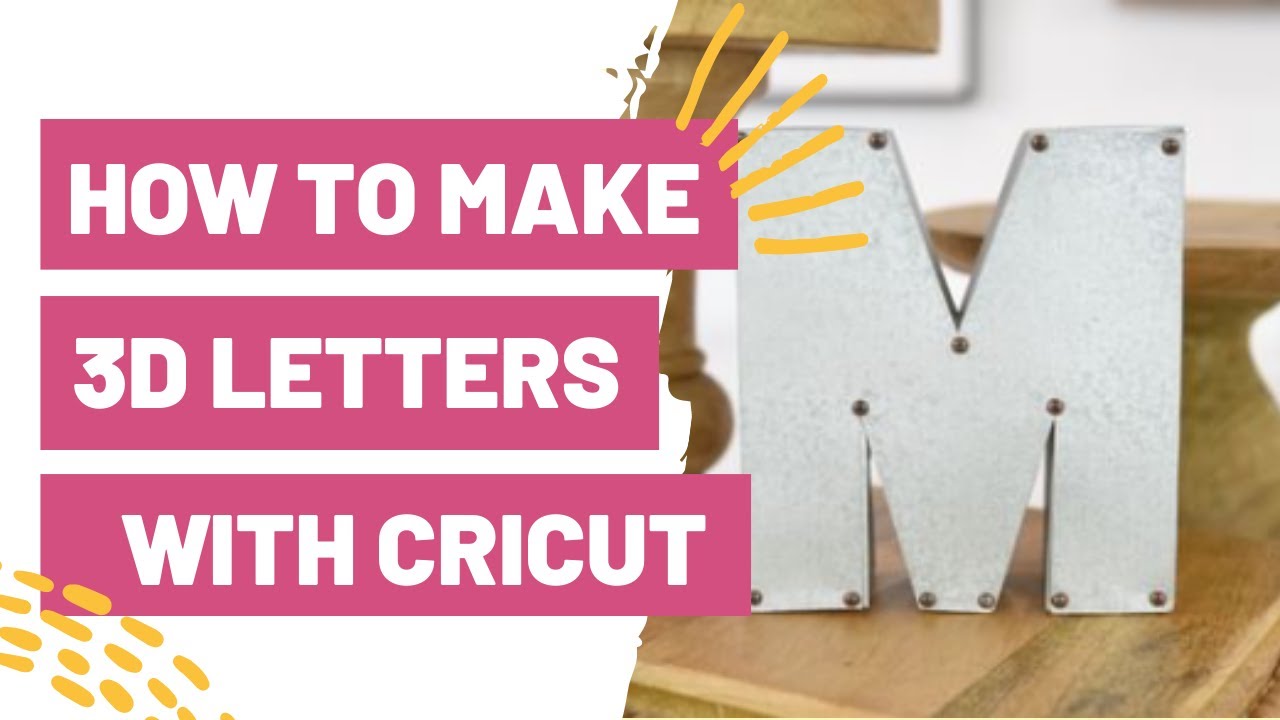 How To Make 3D Letters With Your Cricut + Hacks To Make Paper Letters Look Amazing!!