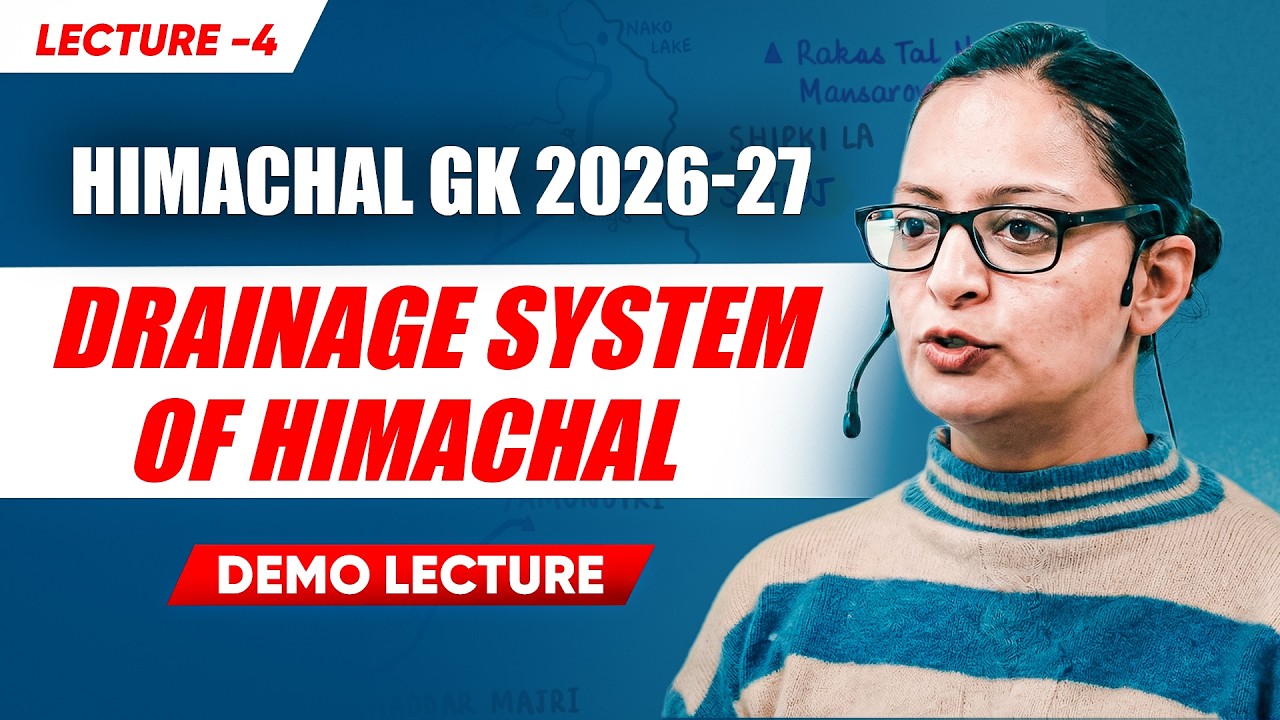 Himachal GK 2026-27: Five Rivers of Himachal Pradesh | For HPAS, NT & HP Allied Exams