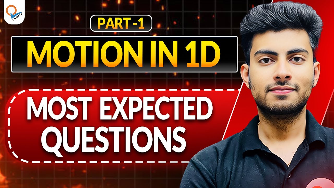 Motion in a straight line(PART 1) : Most important questions NEET | by Aayush Sir| NEET EXTREME