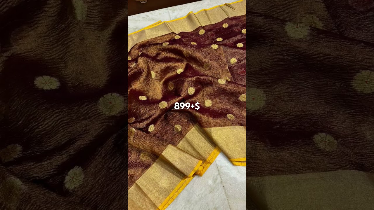 Banarasi crushed silk at 899+$