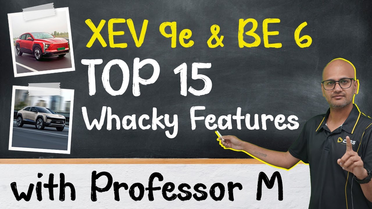 Top 15 Features Of Mahindra BE 6/6e & XEV 9e Electric SUVs w/ Prof. M (#ProfM)