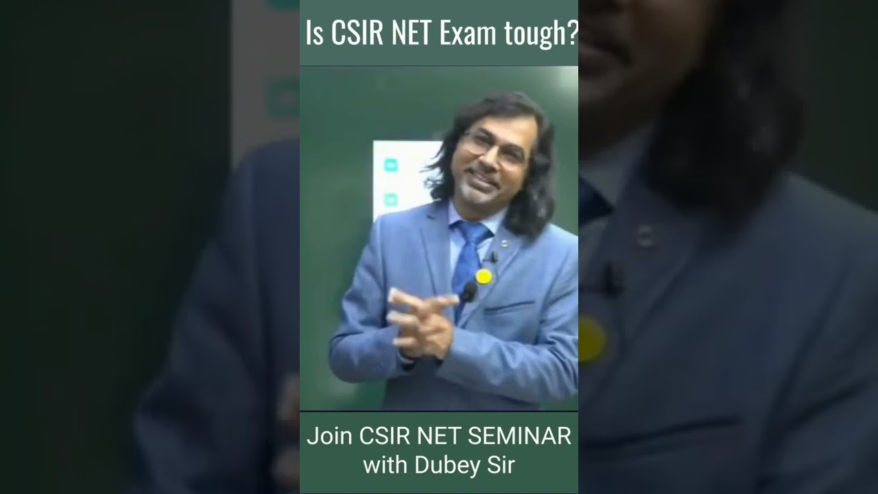 Is CSIR NET Exam tough? Learn NET-JRF Maths Exam Strategy with Dubey Sir