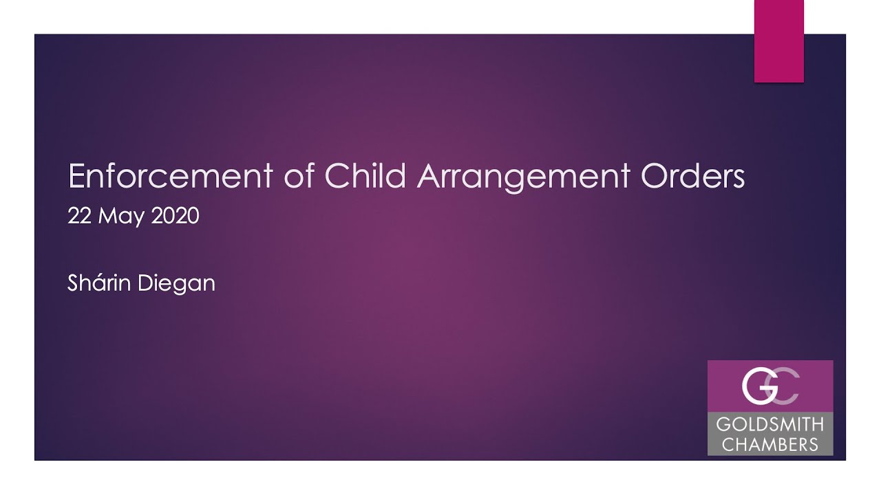 Enforcement of Child Arrangement Orders