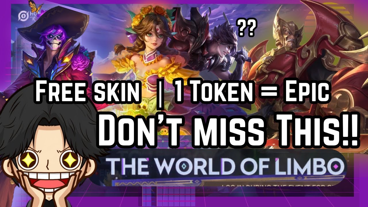 FREE SKIN EVENT in Honor of Kings (HOK)! 1 Token = Epic Reward? | The World of Limbo Update