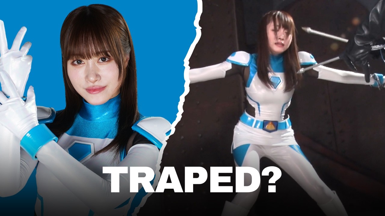 Super Heroine Power Drained Facing Capture · Can She Fight Back?