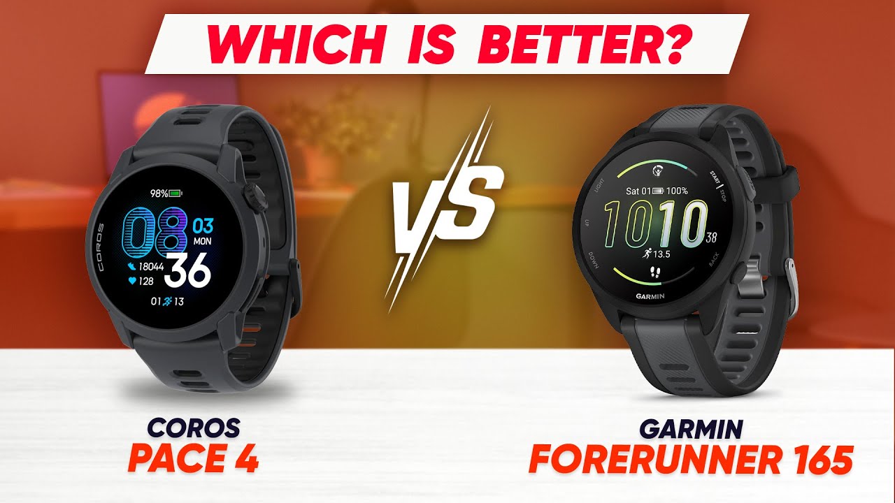 Coros Pace 4 vs Garmin Forerunner 165 &ndash; Which Running Watch Is BEST in 2025?