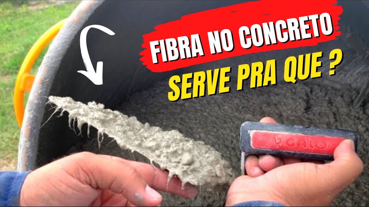 Concreto com fibra