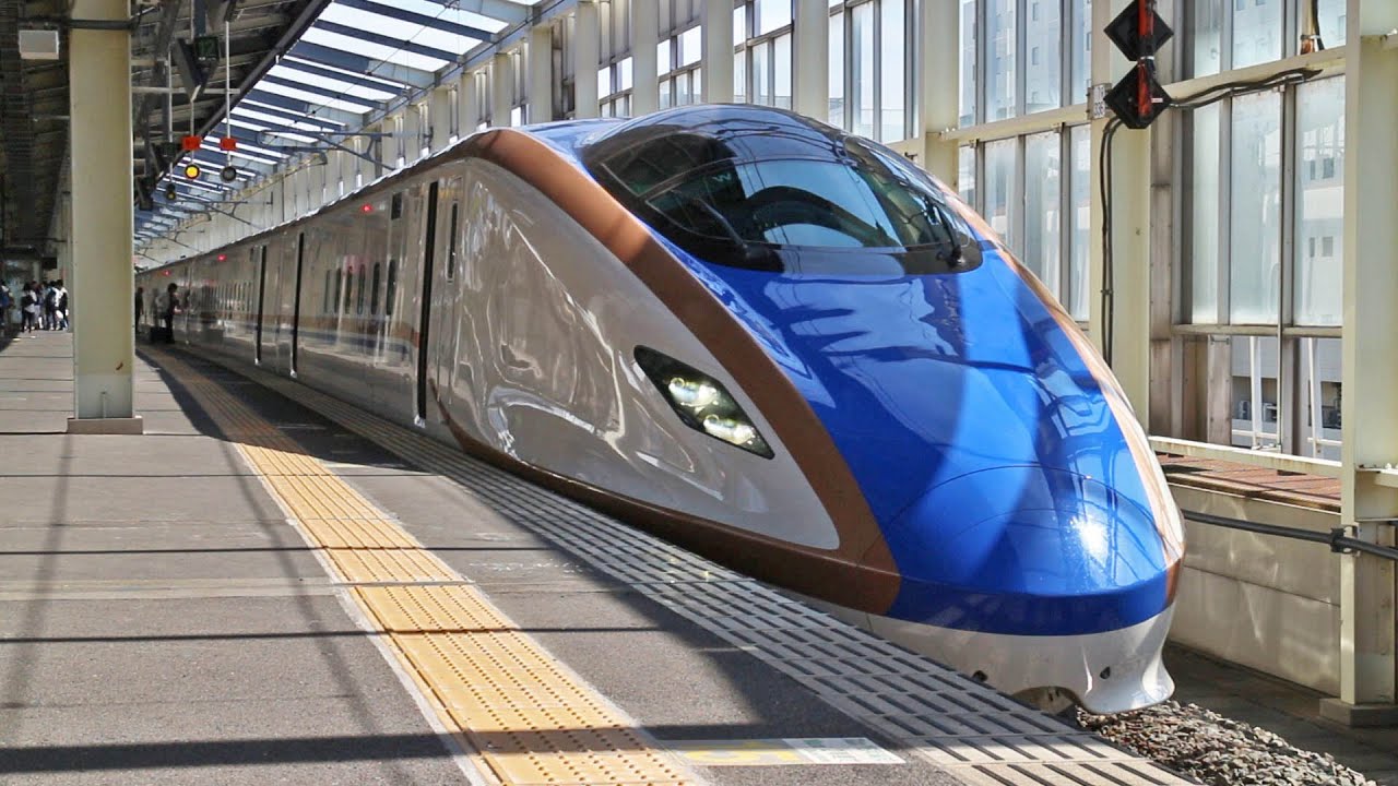 【北陸新幹線 W7系】はくたか565号 接近放送～到着～発車 高崎駅 / 
