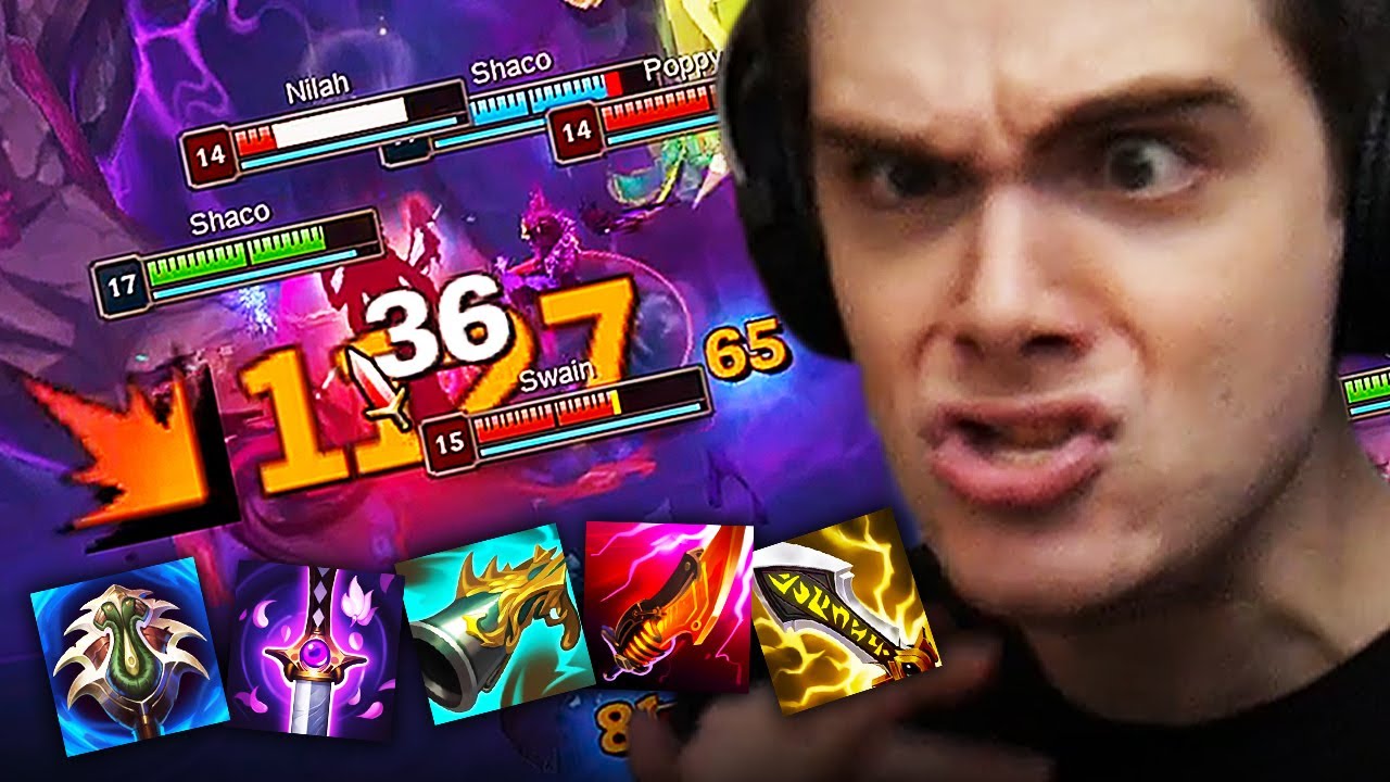Geniální Shaco playe od špatného Lee Sin hráče