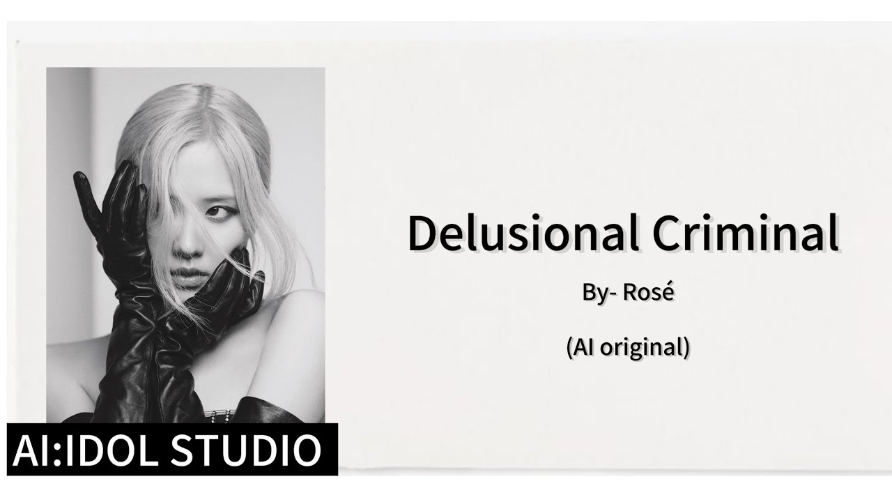 (AI original) Rosé - Delusional Criminal | Official lyrical video 