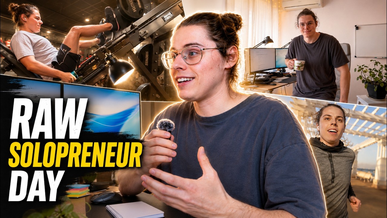 a *raw* day in the life of a solopreneur (ex software engineer)