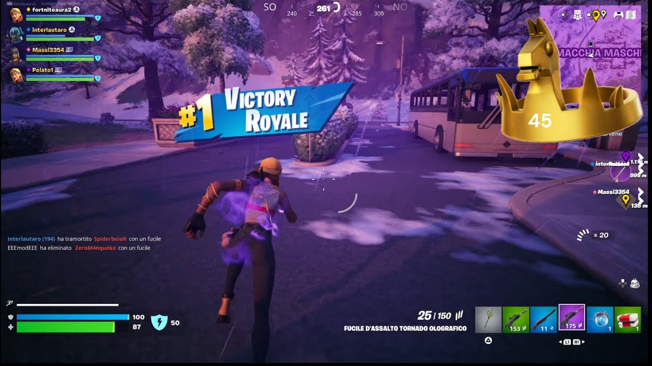 FORTNITE vittoria reale : io mi perdo nelle tempesta mentre i miei compagni fanno il devasto!