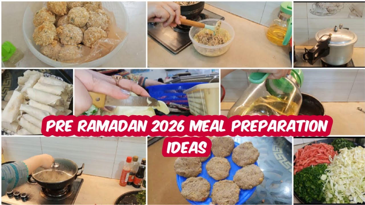 Pre Ramadan Prep 2026 ✨ Make&Freeze | Chicken Cheese Balls| Spring Rolls|Chicken Kachori