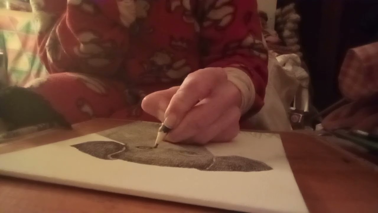 Retocando dibujo de perro asmr #suenoreparador 