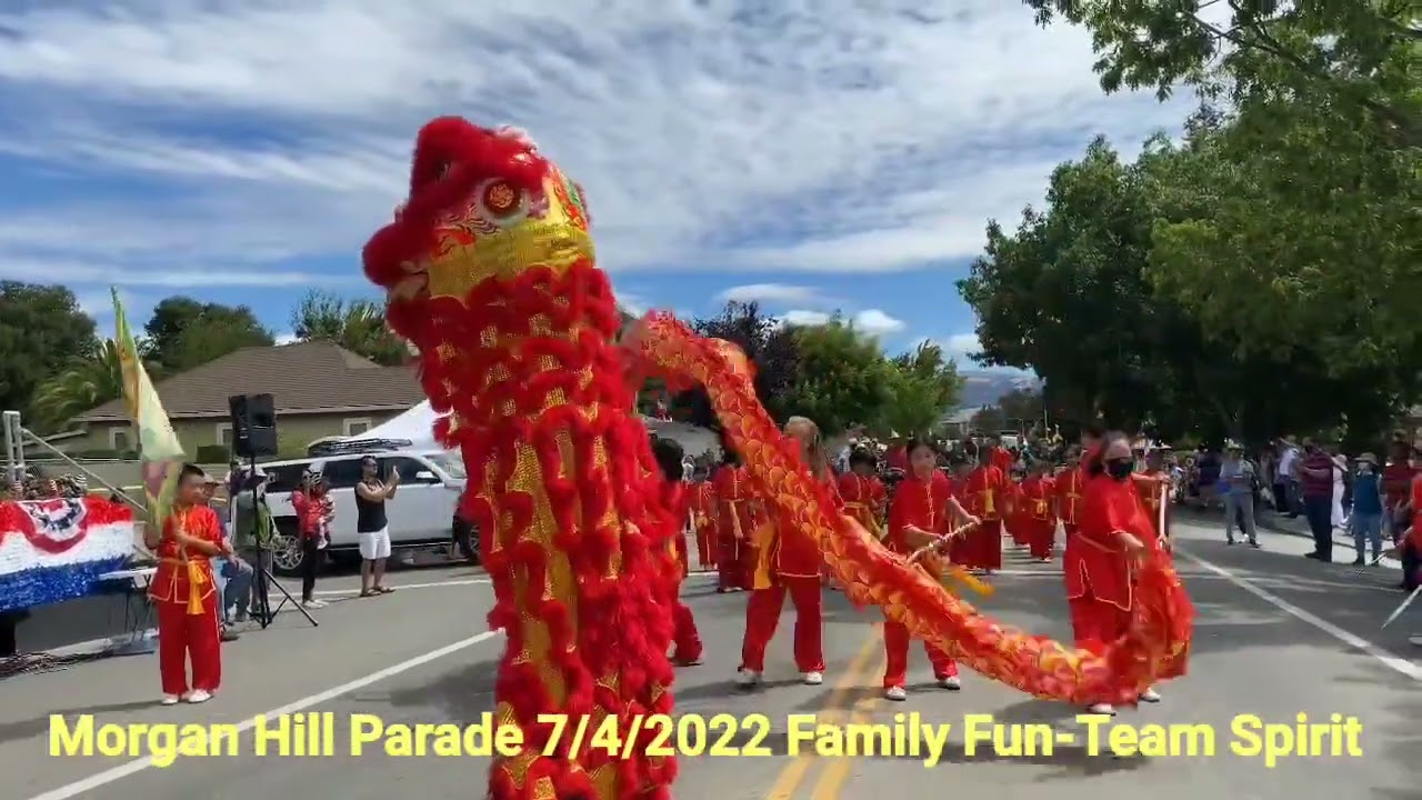 Sifu Meng’s Kung Fu in Morgan Hill Parade 7/4/2022