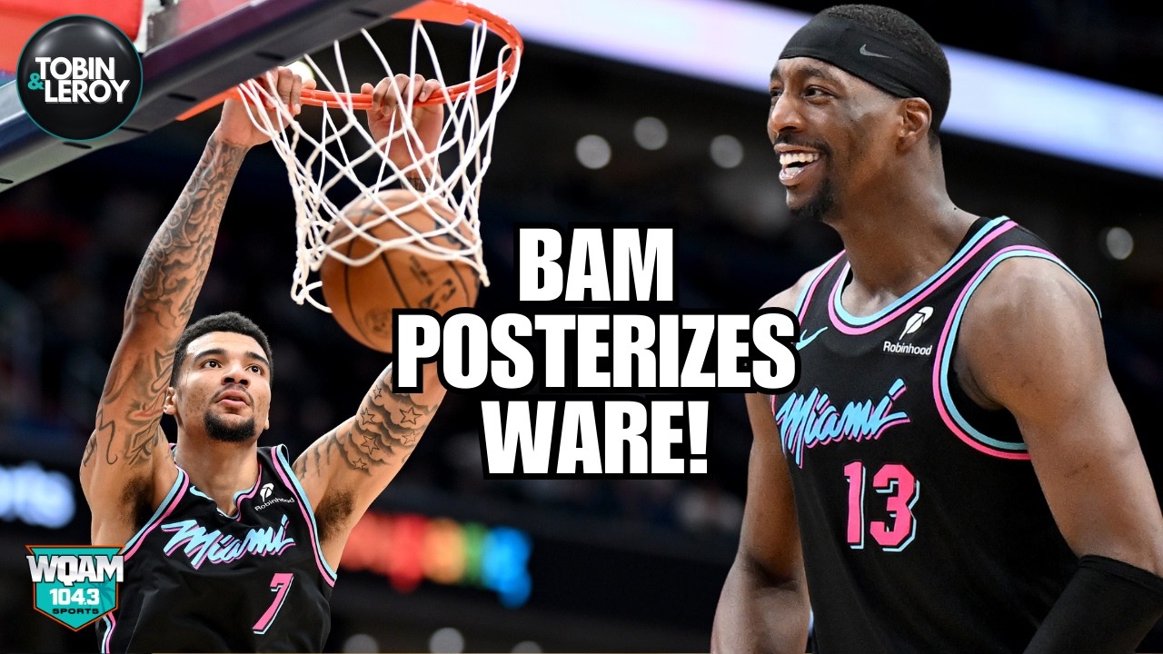 Miami Heat Finally Let Kel'el Ware and Bam Adebayo Shine Together AND Bam Posterizes Ware!