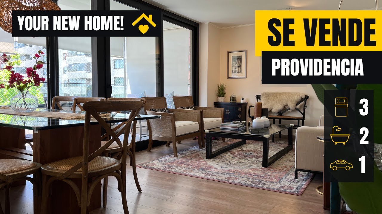 🏢✨ ¡Depto en Venta! 3 Dormitorios en Providencia, Cerca de Plaza Las Lilas 🌟🚇