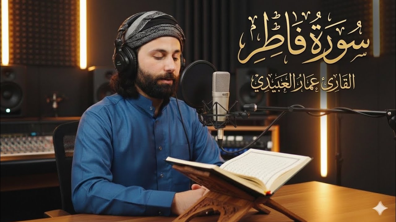 سورة فاطر القارئ عمار العبيدي 