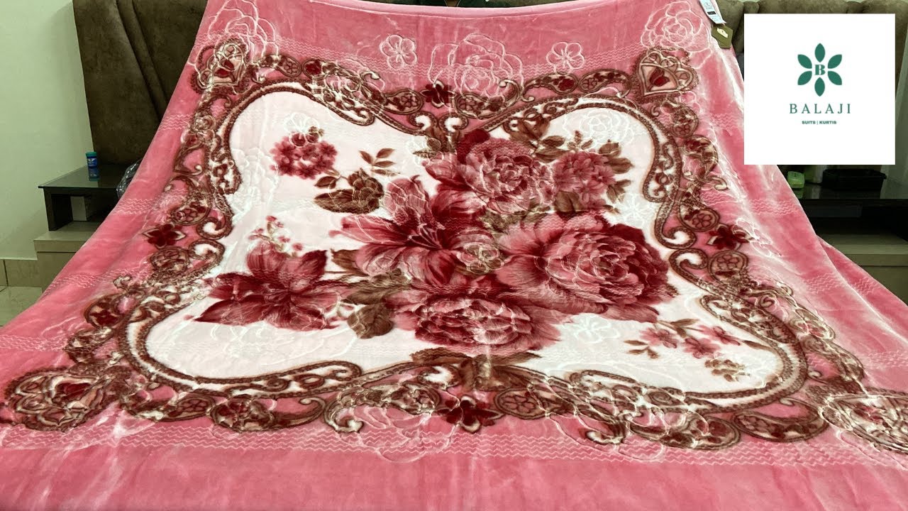 Signature LUXURY Blanket||Heavy Winter Blanket-Double Bed-Double Ply-100% Micro Fiber