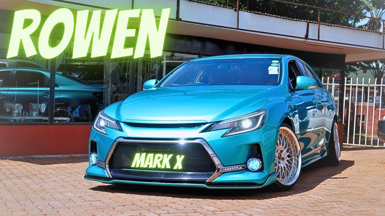 КАСТОМНЫЙ TOYOTA MARK X GS 2016 | Обвес Rowen, подвеска Air Force и многое другое!
