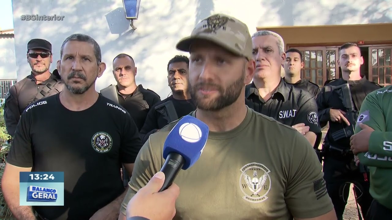 S.W.A.T em Avaré: grupo dos EUA treina forças de segurança