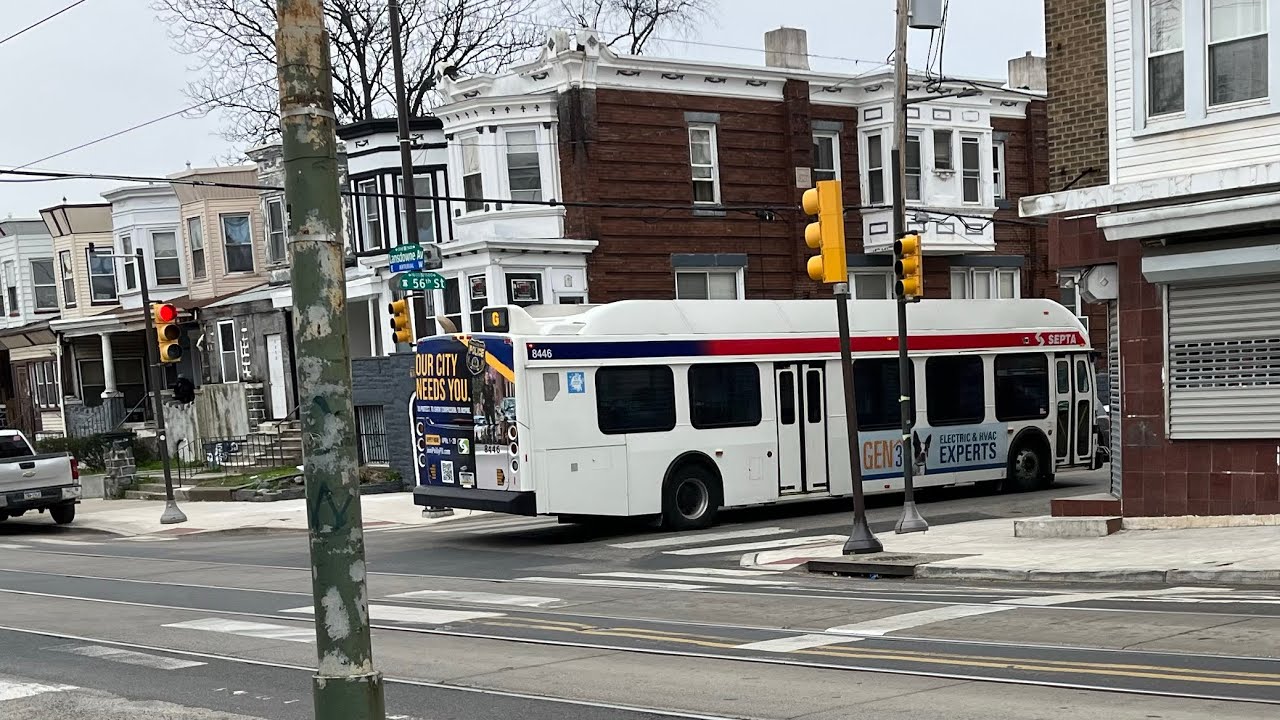 2010 SEPTA New Flyer DE40LFR 8446 on G
