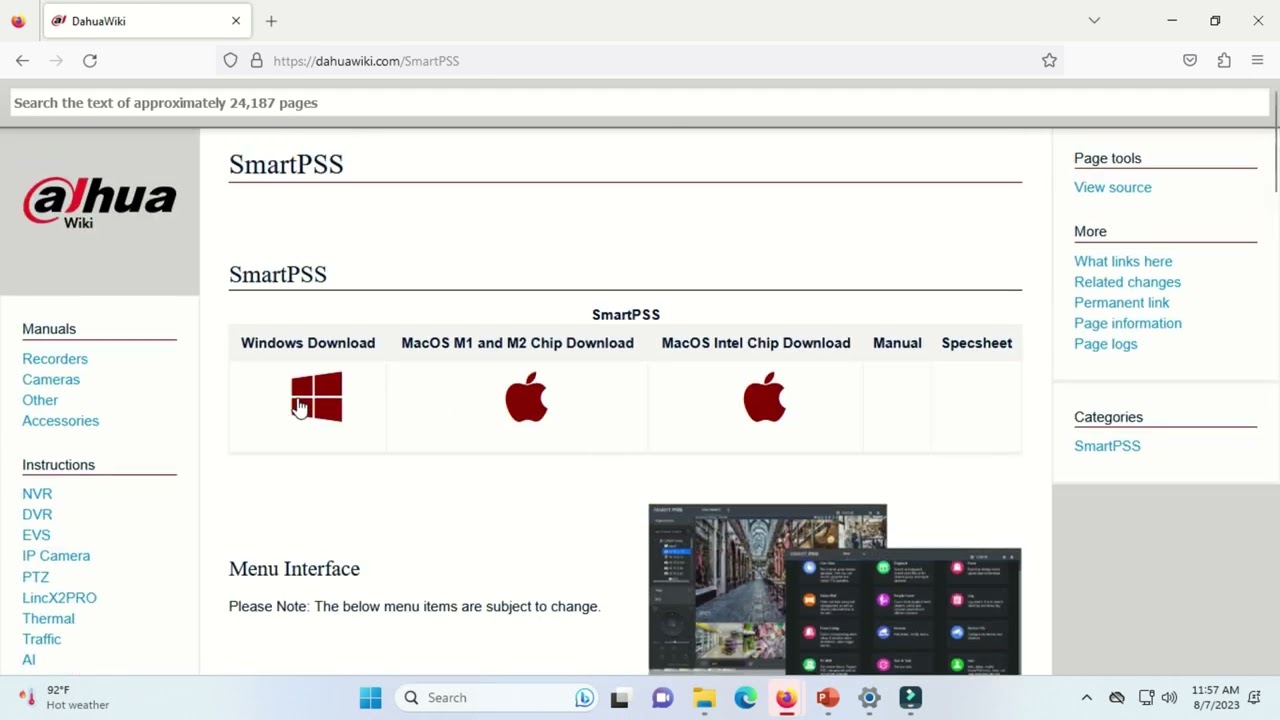 How to download dhuwa CCTV Camera software for pc