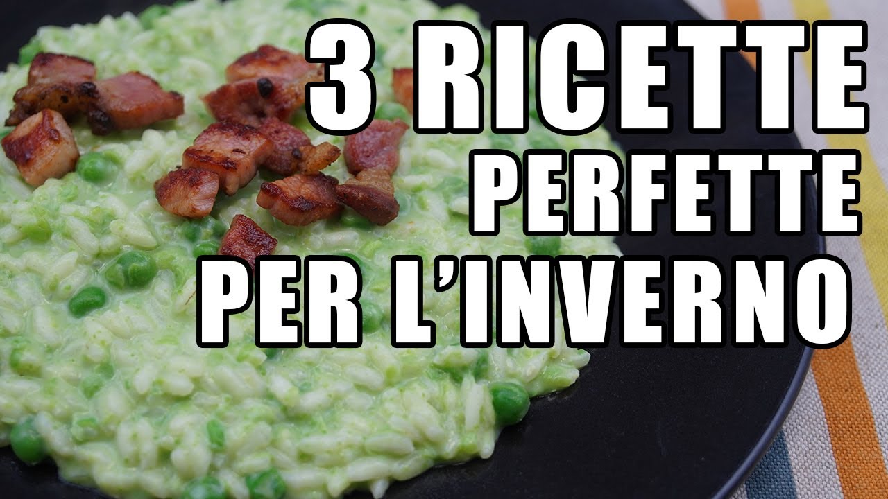 3 RICETTE PERFETTE PER L'INVERNO: RISOTTO, TORTA DI CAROTE E VELLUTATA