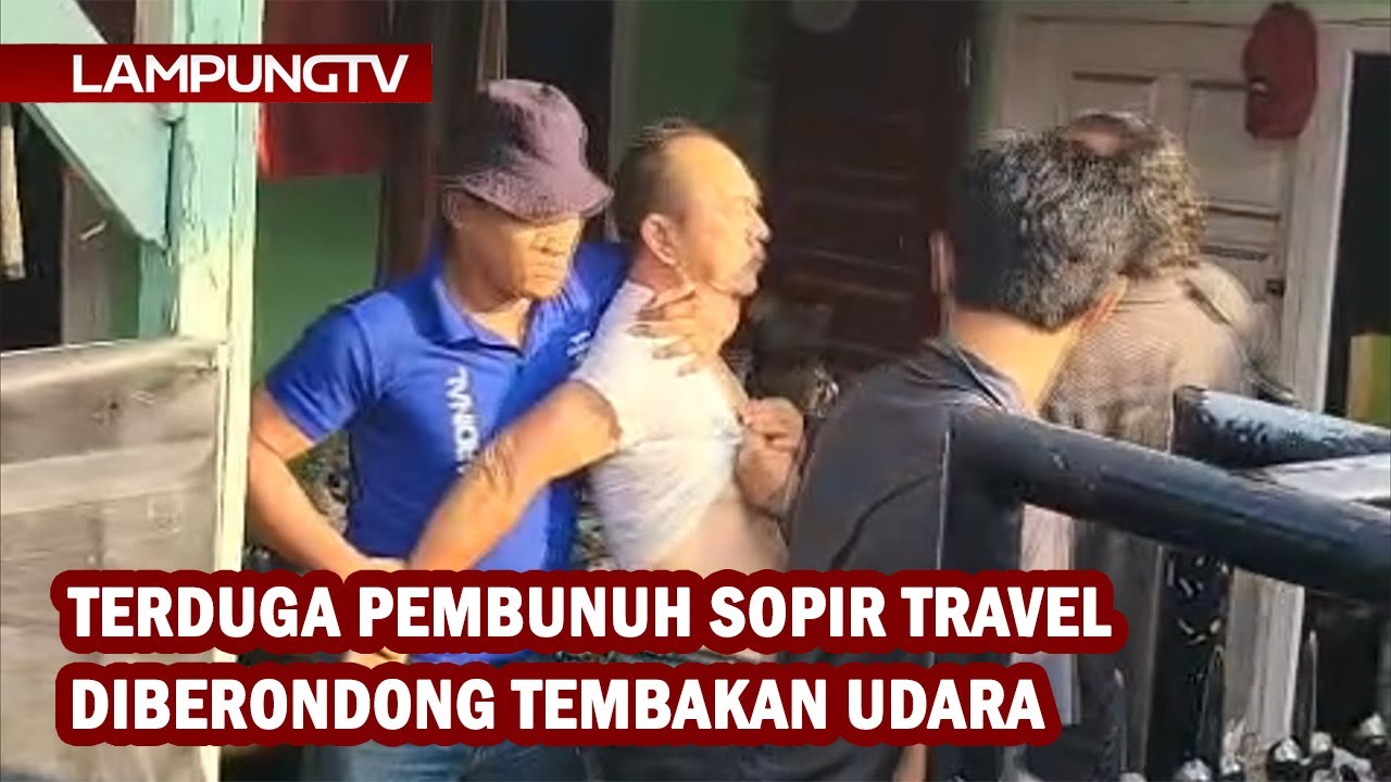 Terduga Pembunuh Sopir Travel Diberondong Tembakan Udara