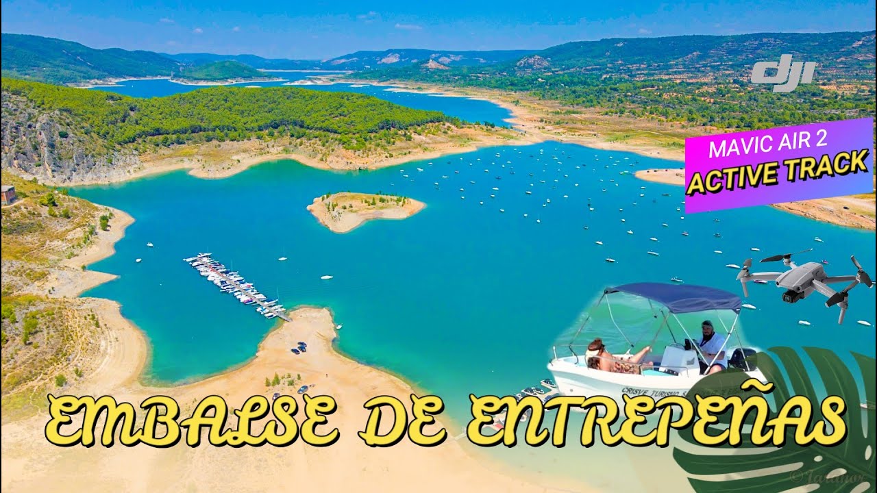Embalse de Entrepeñas (Viaje en Barco a vista de Drone)