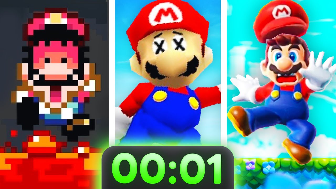 Wie SCHNELL kann ich in JEDEM Mario Spiel STERBEN?
