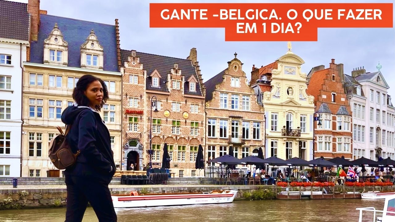 Gante 🇧🇪 Passeio de um dia em Ghent na Bélgica.