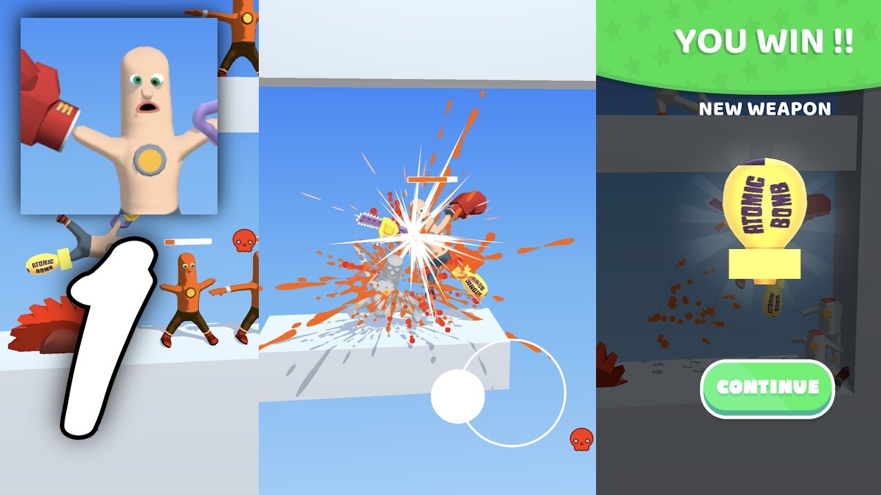 Merge Weapons Fight Gameplay Walkthrough #1 (Android, IOS)