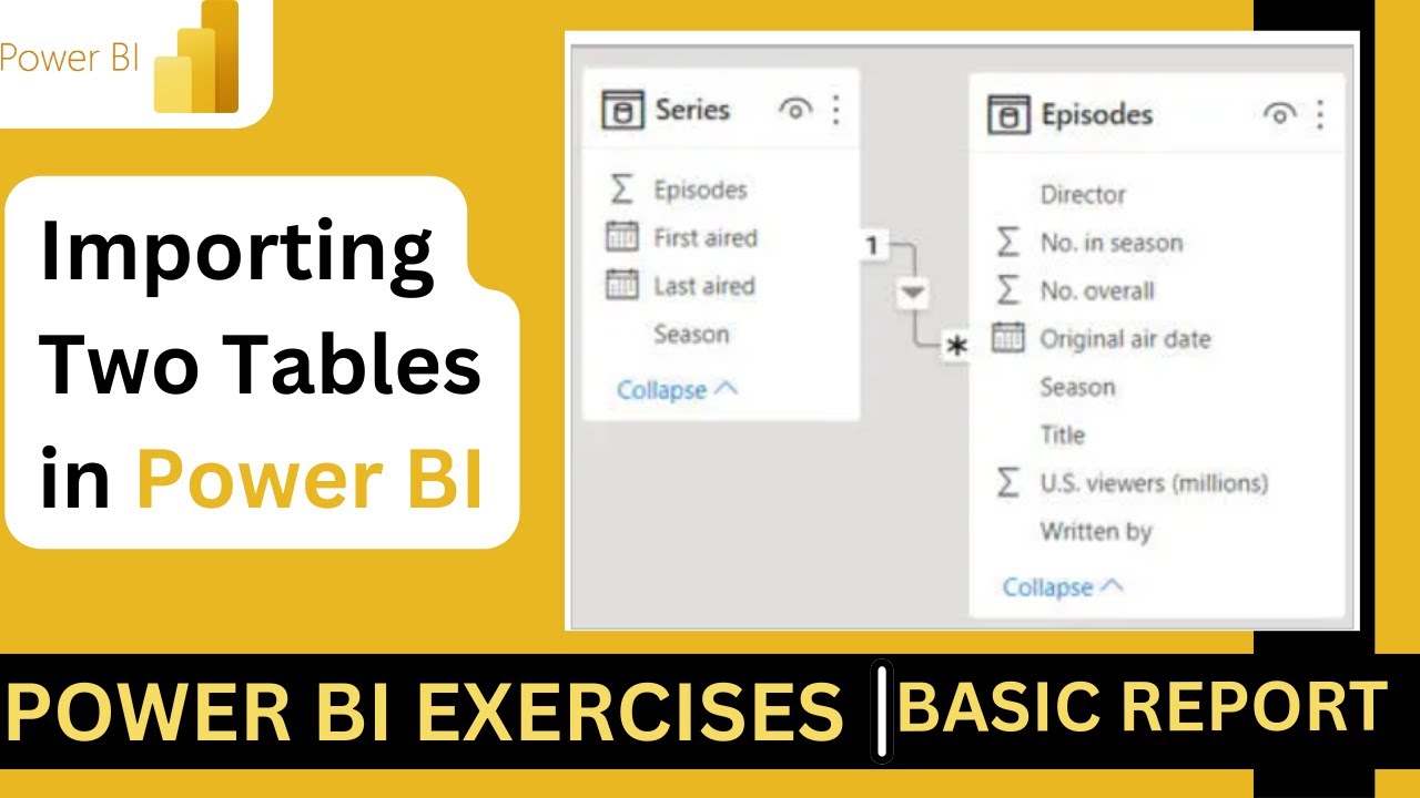 Import Two Tables in Power BI