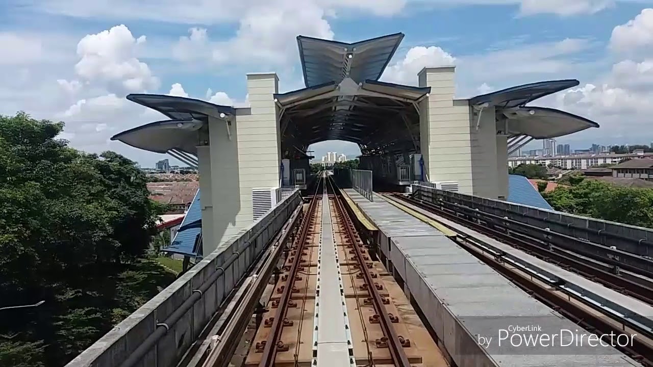 Full Kelana Jaya Line - Old 2-coach Bombardier Innovia ART 200 Ride [20]