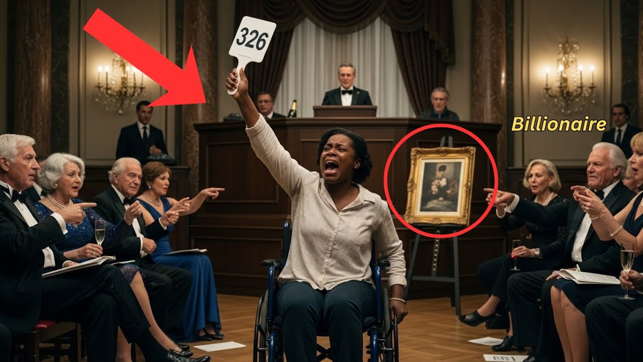 Mamá Soltera Paralizada En Subasta — Oferta $1M Que No Tiene: 'Ese Es Mi Cuadro Robado