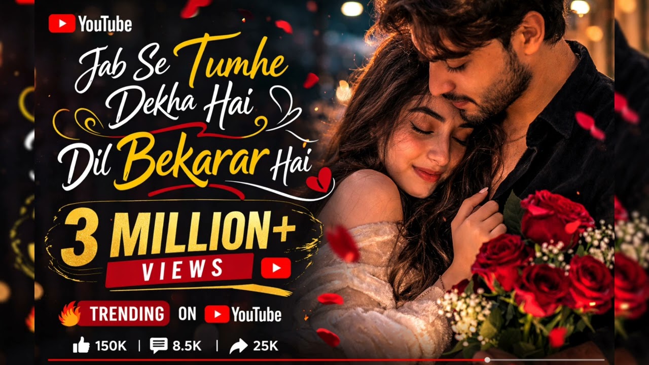 Jab Se Tumhe Dekha Hai Dil Bekarar Hai ❤️ | New Romantic Song 2026 | 3 Million+ Views |Trending Love