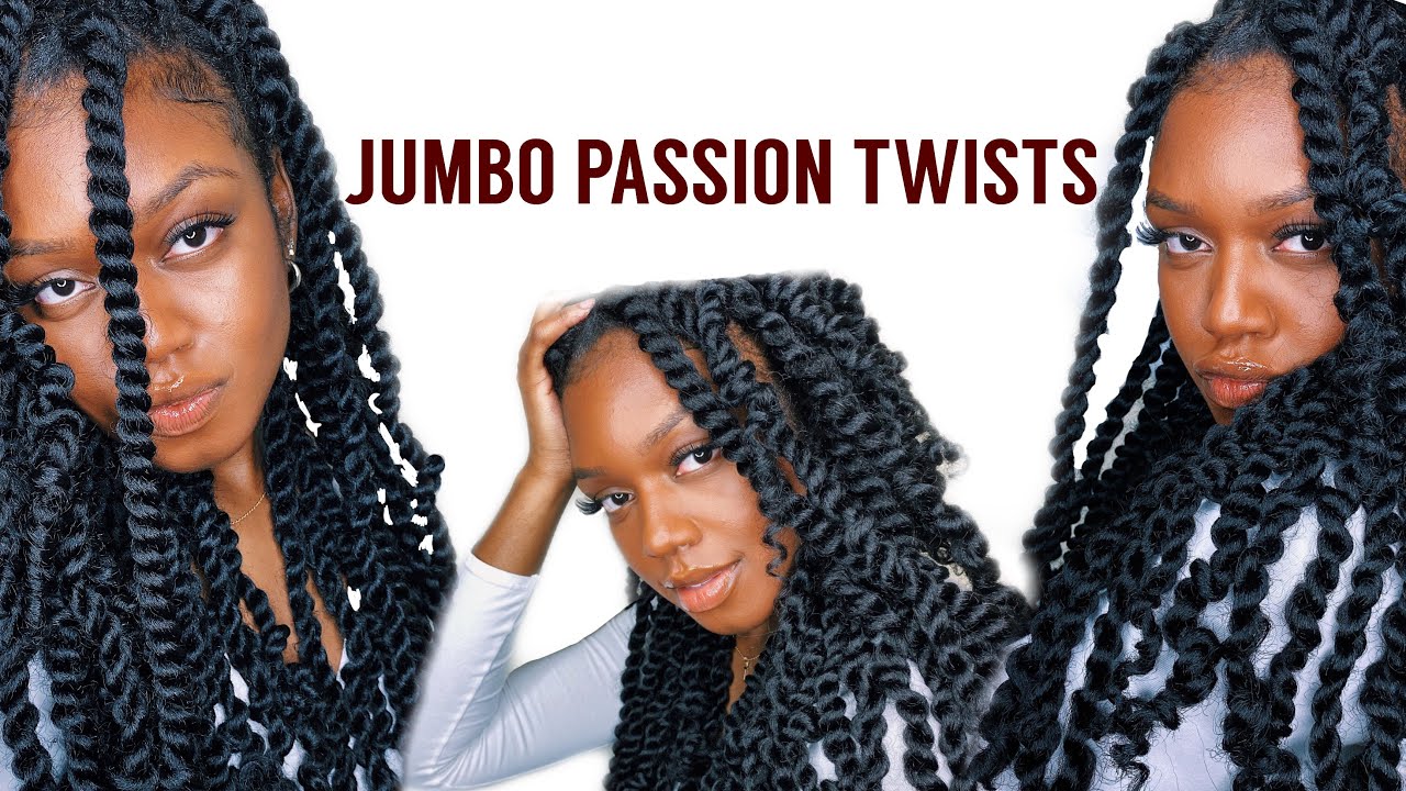 EASY DIY JUMBO PASSION TWIST| NO RUBBER BANDS| BEGINNER FRIENDLY