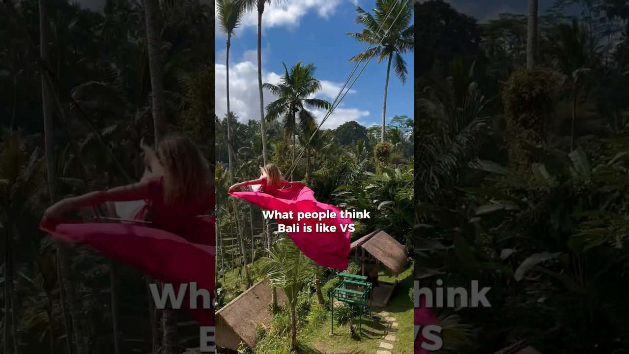 Instagram vs reality of Bali.. #bali #instagramvsreality