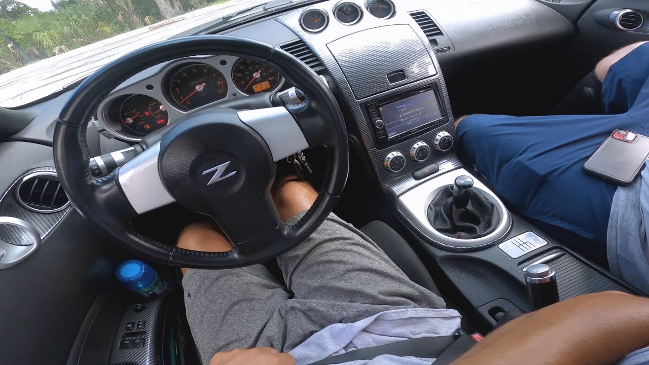 Nissan 350z HR - POV DRIVE (TOMEI EXHUAST)