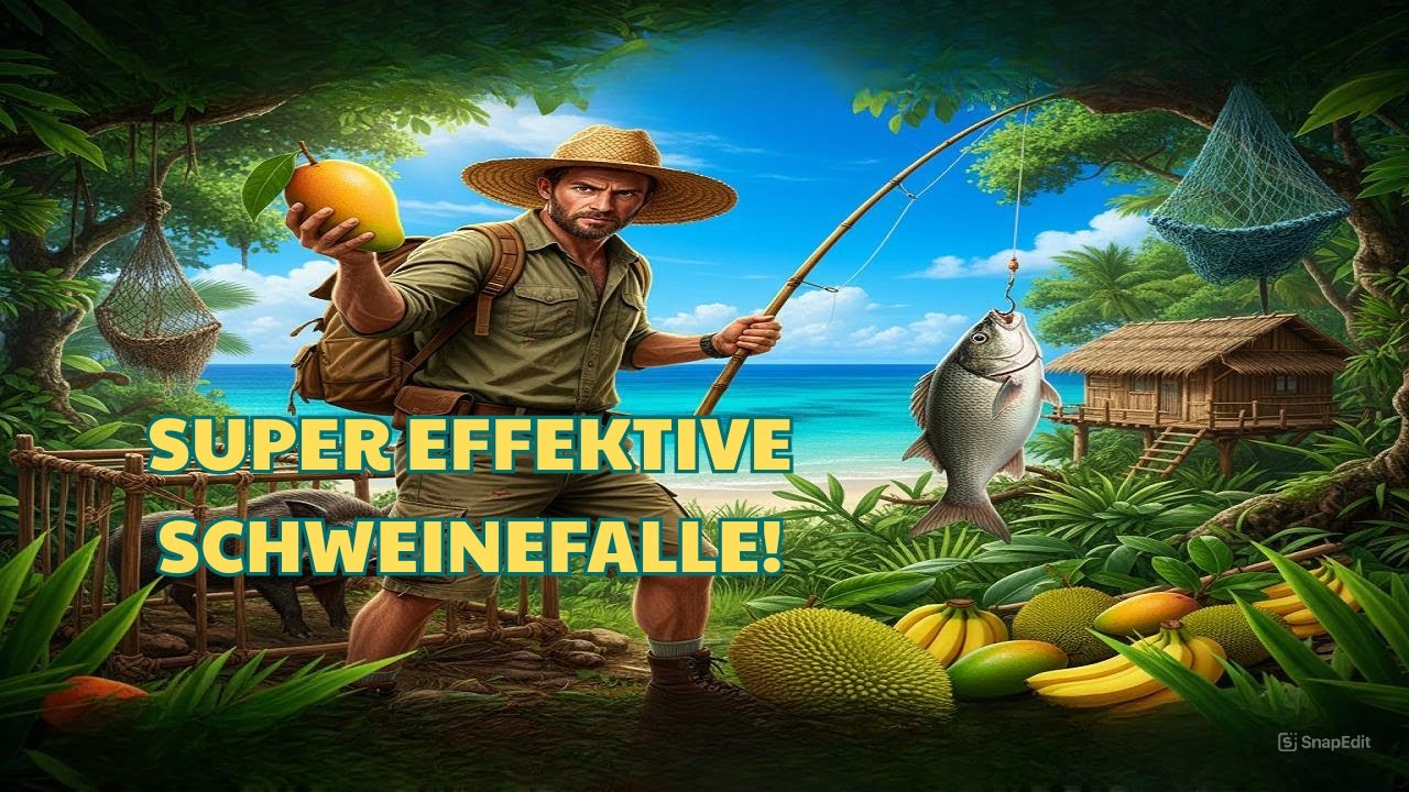 Wilde Jagd: Fettes Wildschwein und Gro&szlig;e Insel-Fruchternte | Survival Challenge