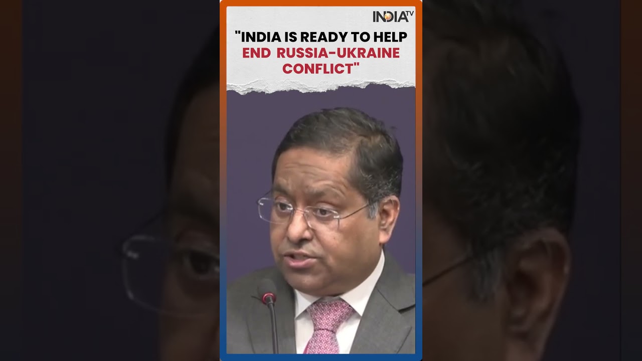 Jaishankar Meets Ukraine FM: MEA says India Ready to Help End Russia-Ukraine War #shorts