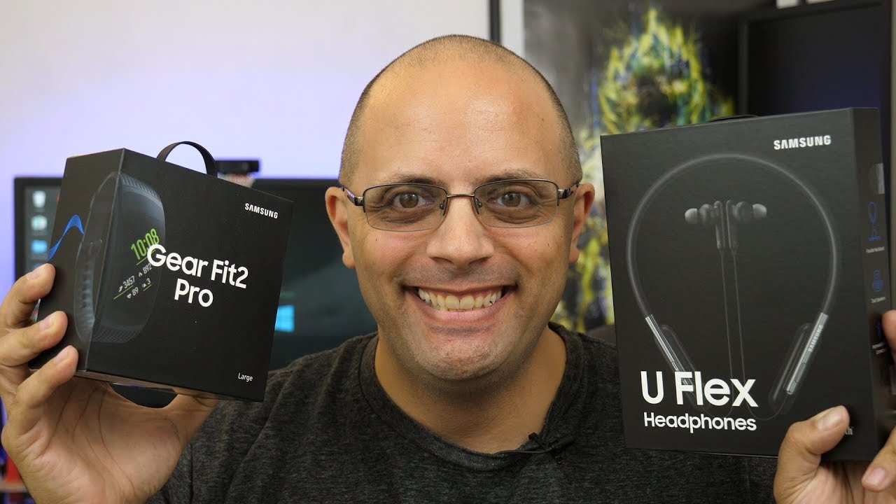 Samsung Gear Fit 2 Pro And Free U Flex Unboxing / Setup / First Impressions