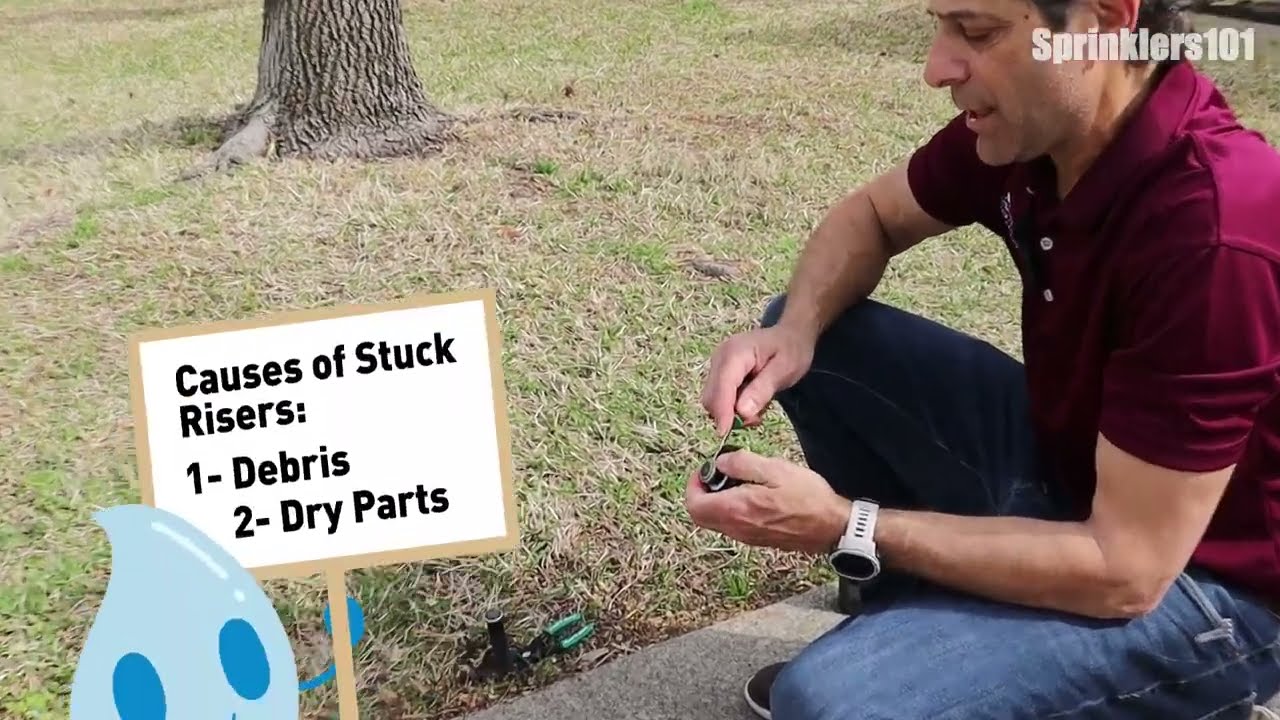 Fixing a Stuck Sprinkler Riser