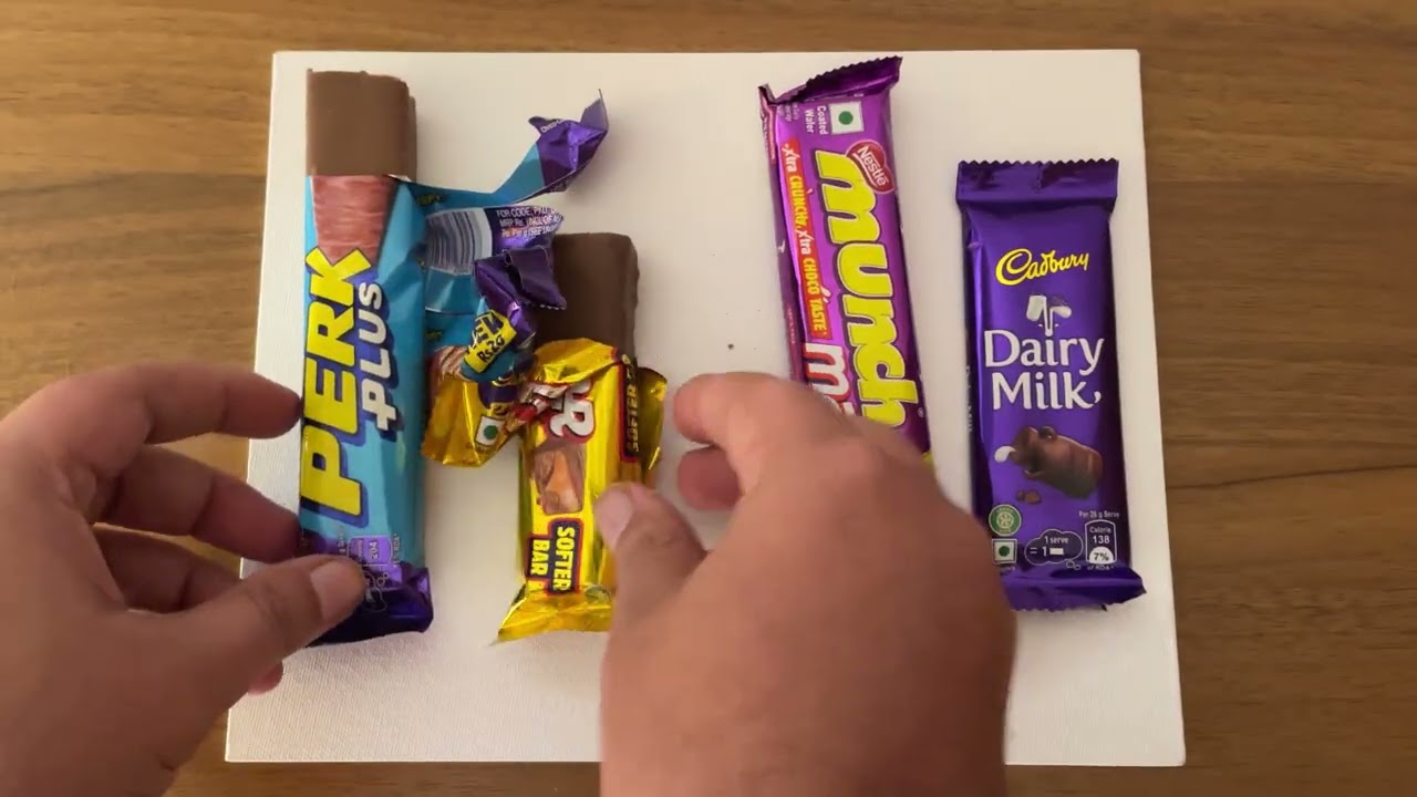Satisfying Chocolate Unwrap ASMR. @MooMooTv @mnmcandy @Candy_Belly @popularcandy 