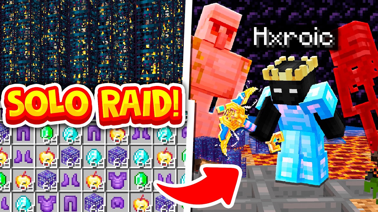 Одиночные рейды *богатой* фракции F-TOP в Minecraft ради мести..! ($$$)