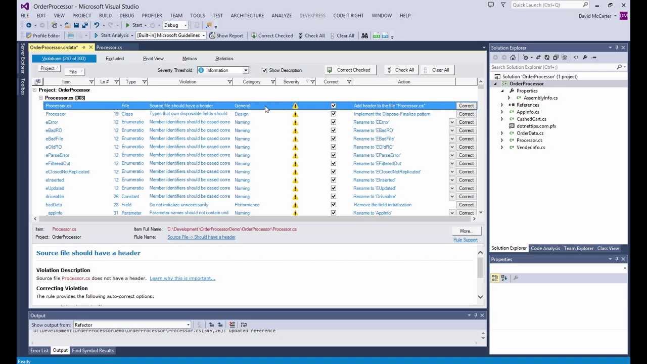 CodeIt.Right Demo by David McCarter