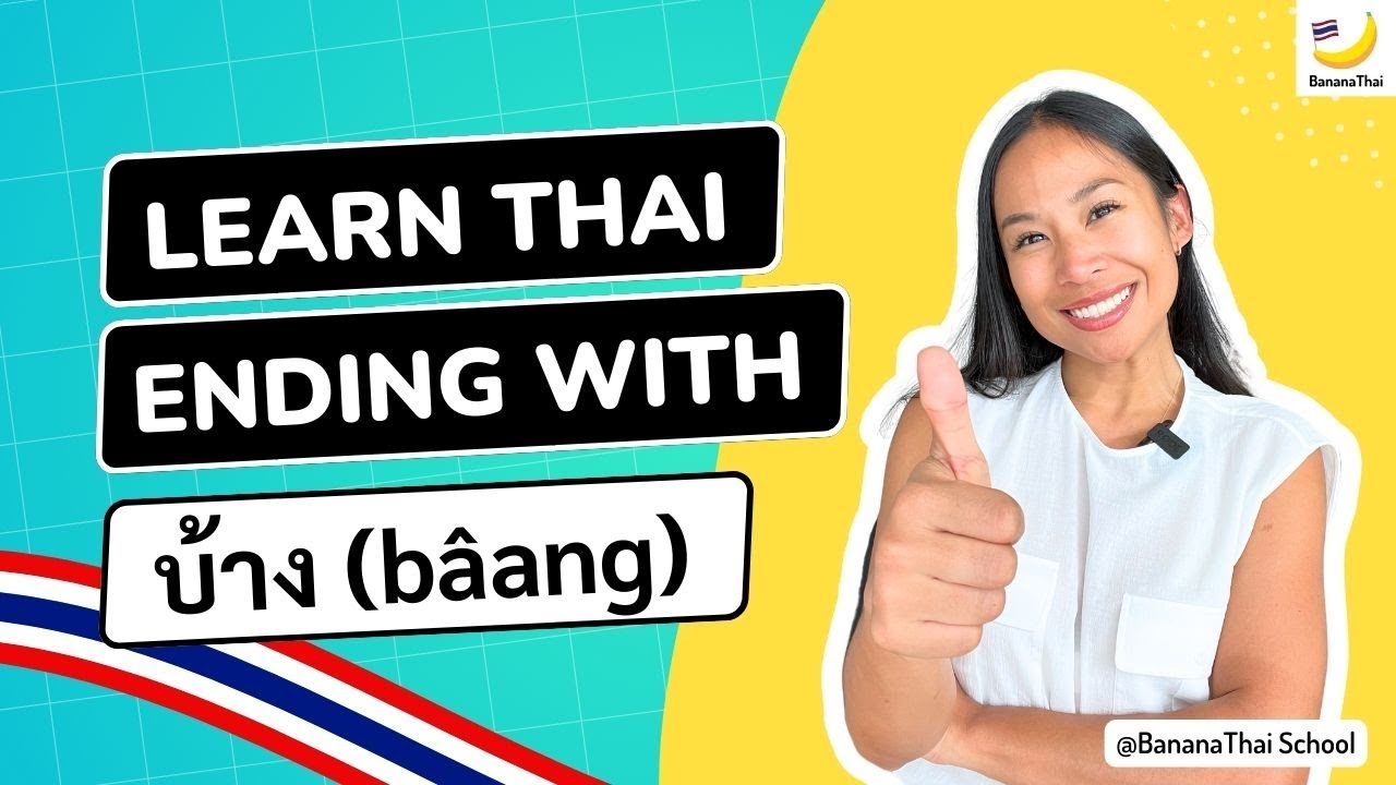 Let's learn Thai ending word with 